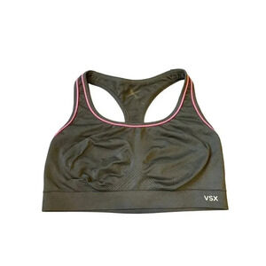 Victoria’s Secret VSX Sexy Sport Women’s Large Black & Pink Racerback Sports Bra
